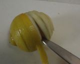 レモンの皮のクルクル作り方1写真