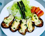 なすの海老エッグチーズ焼き作り方8写真