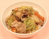 白菜と豚肉のとろみ炒め作り方9写真