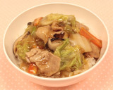 白菜と豚肉のとろみ炒め作り方9写真