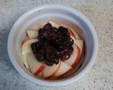 林檎と小豆と抹茶のココットカマン♪作り方3写真