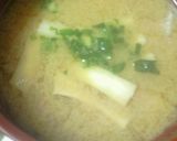 エリンギ裂いて☆お味噌汁作り方3写真