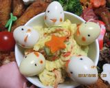 H25年　運動会　覚書用　キャラ弁作り方4写真