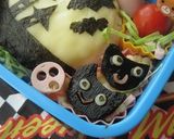 ハロウィンお月様弁当（キャラ弁）作り方5写真