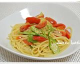 プチトマトとおくらANC味噌スープパスタ作り方6写真