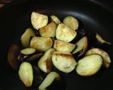簡単☆茄子の白味噌炒め☆つまみ作り方3写真