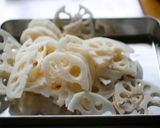 レンコンとツナの梅オクラドレッシング作り方1写真