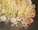 簡単☆海老のオイルパスタ作り方3写真