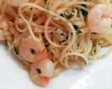 簡単☆海老のオイルパスタ作り方5写真