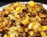 牛すじと長ネギの！焦がし醤油チャーハン作り方9写真