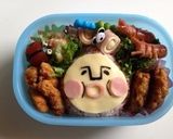 キャラ弁☆かくれももじり☆こびとづかん☆作り方1写真