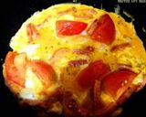 朝食にも♬トマトとバジルのオムレツ風☆作り方5写真