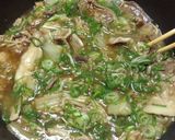 meiko風 白菜とえのき茸と肉丼作り方13写真