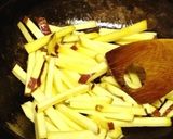 サツマイモの塩バターきんぴら作り方2写真