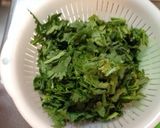 挽肉と春菊のビタミン補給丼作り方2写真