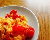 卵とトマトのチーズ炒め作り方3写真