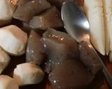 筍・里芋・板こんにゃくの赤ワイン味噌煮作り方2写真