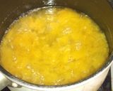 *缶詰めフルーツで黄桃ジャム*作り方1写真
