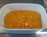 *缶詰めフルーツで黄桃ジャム*作り方3写真