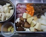 ☆　鶏肉と根菜のみそ煮込み　☆作り方1写真