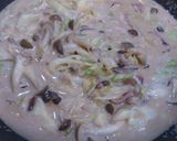 濃厚、塩辛の味噌クリームパスタ作り方4写真
