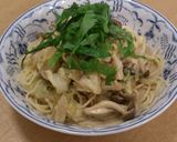 濃厚、塩辛の味噌クリームパスタ作り方5写真