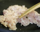 もずくと鶏ひき肉の中華風。作り方4写真