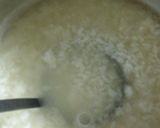 簡単！三つ葉とチーズの雑炊作り方1写真