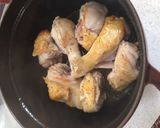 ボジョレーヌーボーで作る鶏のストウブ煮作り方2写真