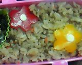❀パプリカのお花がかわいいお弁当❀作り方3写真