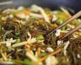 もずくと鶏ひき肉の中華風。作り方7写真