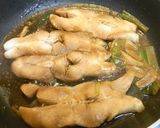 簡単♪フライパン使用✿カレイの煮付け✿作り方5写真