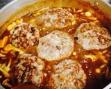 秋の味覚たっぷり煮込みハンバーグ*作り方4写真