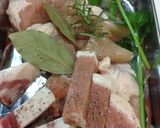 即席♪ぶどうと鶏豚の赤ワイン煮作り方3写真