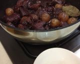 即席♪ぶどうと鶏豚の赤ワイン煮作り方9写真