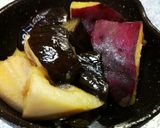 さつまいも・なす・れんこんの煮物作り方5写真