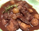 即席♪ぶどうと鶏豚の赤ワイン煮作り方10写真