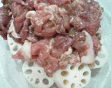 ♡レンジで簡単・豚肉の梅オイスター♡作り方4写真