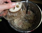 鶏ミンチ、豆腐、れんこん、ふわっバーグ作り方3写真