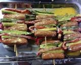 ウインナーと残り野菜の串カツ作り方3写真