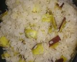 簡単！秋のさつまいもご飯！作り方3写真