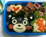 くまもんキャラ弁当★作り方4写真