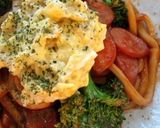 ソーセージとブロッコリーの焼きうどん作り方6写真