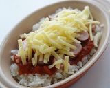 チーズトマトグリルごはん作り方2写真