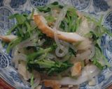豆苗と糸こん&じゃこ天の和えもの作り方5写真