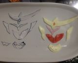 キャラ弁・仮面ライダー鎧武（ガイム）‼︎作り方4写真