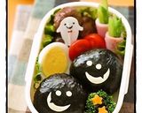ハロウィンキャラ弁★真っ黒おばけちゃん♪作り方4写真
