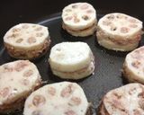 ブルーチーズとコンビーフの蓮根畑作り方1写真