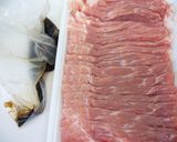 豚肉のぺらぺら唐揚げ＊作り方1写真