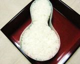 厚紙で自由自在♣︎簡単型抜きご飯作り方3写真